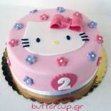 Hello Kitty cake flat
