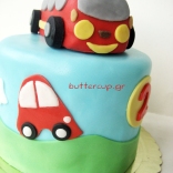 wheels on the bus cake