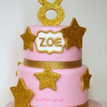 glitter-star-cake
